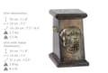 Miniatyrbild 6 av 6: Engelsk Mastiff, Mastiff - urna för hundaska, elegant urna med statyett, souvenirurna med hundbyst av Art-Dog
