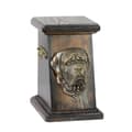 Miniatyrbild 1 av 6: Engelsk Mastiff, Mastiff - urna för hundaska, elegant urna med statyett, souvenirurna med hundbyst av Art-Dog
