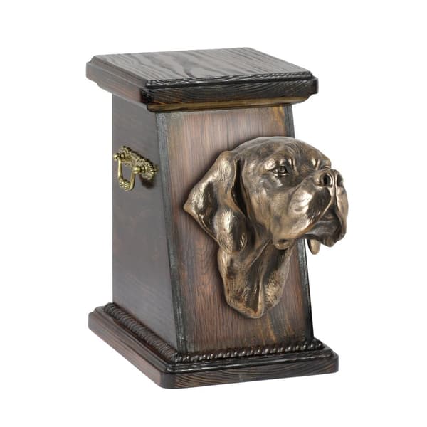 Pointer - urna för hundaska, elegant urna med statyett, souvenirurna med hundbyst av Art-Dog