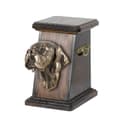 Miniatyrbild 1 av 3: Pointer - urna för hundaska, elegant urna med statyett, souvenirurna med hundbyst av Art-Dog