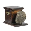 Miniatyrbild 2 av 8: Russian Black Terrier - urna för hundaska med statyett, elegant urna för en hund, unik urna med hundbyst av Art-Dog