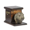 Miniatyrbild 2 av 8: Bouvier des Flandres - urna för hundaska med statyett, elegant urna för en hund, unik urna med hundbyst av Art-Dog