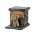 Miniatyrbild 1 av 8: Doberman, Dobermann II - urna för hundaska med statyett, elegant urna för en hund, unik urna med hundbyst av Art-Dog