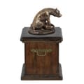 Miniatyrbild 2 av 7: American Staffordshire terrier, Amstaff, Amstaf II - urna för hundaska, urna med statyett, elegant urna i klassisk stil av Art-Dog