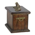Miniatyrbild 2 av 7: Ryska Borzoi, Borzoi, Barzoi I - urna för hundaska, urna med statyett, elegant urna i klassisk stil av Art-Dog