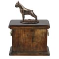 Miniatyrbillede 2 af 7: Boxer, Boxer I - urne til hundeaske, urne med statuette, elegant urne i klassisk stil af Art-Dog