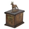 Miniatyrbild 1 av 7: Doberman, Dobermann I - urna för hundaska, urna med statyett, elegant urna i klassisk stil av Art-Dog