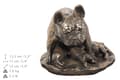 Miniatyrbild 4 av 7: Fransk bulldog I - urna för hundaska, urna med statyett, elegant urna i klassisk stil av Art-Dog
