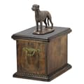 Miniatyrbild 1 av 7: Irländsk varghund, irländsk varghund - urna för hundaska, urna med statyett, elegant urna i klassisk stil av Art-Dog