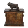 Miniatyrbild 1 av 7: Polish Lowland Sheepdog, PON - urna för hundaska, urna med statyett, elegant urna i klassisk stil av Art-Dog