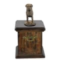 Miniatyrbild 2 av 7: Rottweiler - urna för hundaska, urna med statyett, elegant urna i klassisk stil av Art-Dog