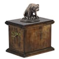 Miniatyrbild 1 av 7: Rottweiler I - urna för hundaska, urna med statyett, elegant urna i klassisk stil av Art-Dog