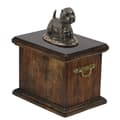 Miniatyrbild 2 av 7: West Highland White Terrier, Westie - urna för hundaska, urna med statyett, elegant urna i klassisk stil av Art-Dog