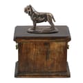 Miniatyrbild 1 av 7: Napolitansk mastiff, napolitansk mastiff, Mastino napoletano - urna för hundaska, urna med statyett, elegant urna i klassisk stil av Art-Dog
