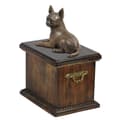 Miniatyrbild 1 av 6: Korthårig Chihuahua - urna för hundaska, urna med statyett, elegant urna i klassisk stil av Art-Dog