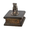 Miniatyrbild 2 av 7: Bullmastiff, Bulmastiff - urna för hundaska, klassisk urna med statyett, elegant urna med hund av Art-Dog