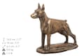 Miniatyrbild 4 av 7: Doberman, Dobermann I - urna för hundaska, klassisk urna med statyett, elegant urna med hund av Art-Dog