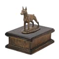 Miniatyrbild 1 av 7: Doberman, Dobermann I - urna för hundaska, klassisk urna med statyett, elegant urna med hund av Art-Dog