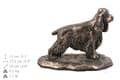 Miniatyrbild 4 av 7: Engelsk Cocker Spaniel - urna för hundaska, klassisk urna med statyett, elegant urna med hund av Art-Dog