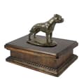 Miniatyrbild 1 av 7: Staffordshire Bull Terrier, Staffik, Staffi - urna för hundaska, klassisk urna med statyett, elegant urna med hund av Art-Dog