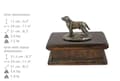 Miniatyrbild 3 av 7: Labrador Retriever - urna för hundaska, klassisk urna med statyett, elegant urna med hund av Art-Dog