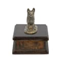 Miniatyrbild 2 av 7: Schäfer, Alsace - urna för hundaska, klassisk urna med statyett, elegant urna med hund av Art-Dog