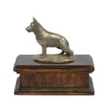 Miniatyrbild 1 av 7: Schäfer, Alsace - urna för hundaska, klassisk urna med statyett, elegant urna med hund av Art-Dog