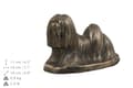 Miniatyrbild 4 av 7: Lhasa Apso - urna för hundaska, klassisk urna med statyett, elegant urna med hund av Art-Dog