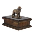 Miniatyrbild 1 av 7: Newfoundland, Newfoundland, Wodołaz - urna för hundaska, klassisk urna med statyett, elegant urna med hund av Art-Dog