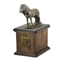 Miniatyrbillede 2 af 10: Fell Pony hest - hingst - urne til hesteaske, urne med statuette, elegant urne med hest af Art-Dog
