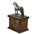 Miniatyrbild 2 av 10: Frieserhäst I - urna för hästaska, urna med statyett, elegant urna med häst av Art-Dog