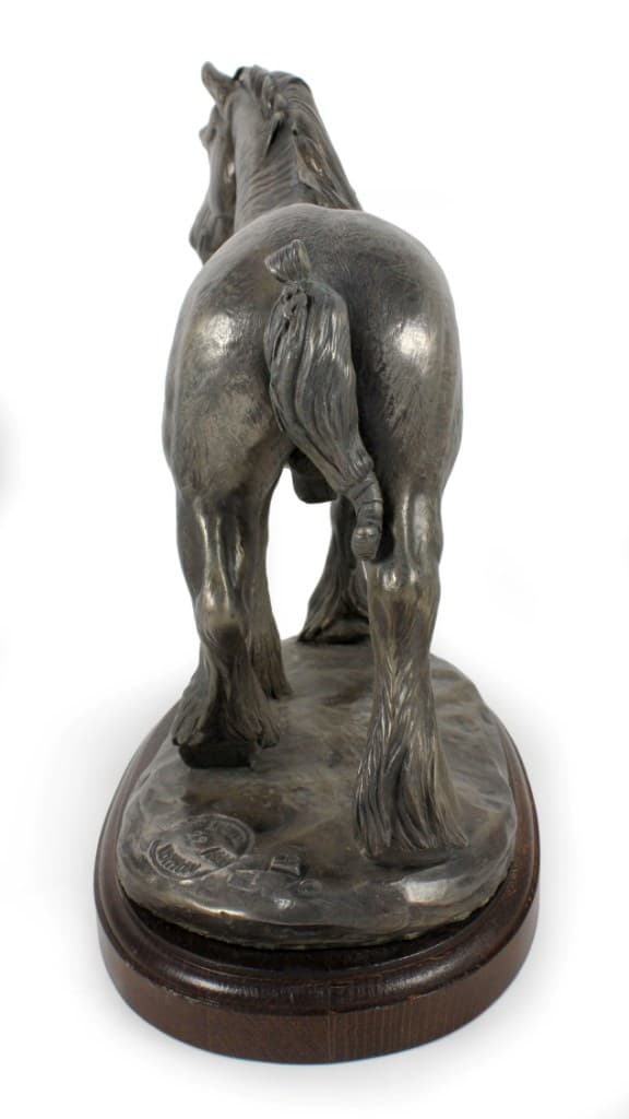 Amt - urne til hesteaske, urne med statuette, elegant urne med hest af Art-Dog