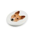 Pikkukuva 2 / 4: Basenji, Basenji, Kongon koira - geometrinen laatta valokuvalla ja kirjoituksella Art-Dog