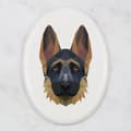 Miniatyrbild 3 av 4: Schäfer, Alsace I - geometrisk kakel med foto och inskription av Art-Dog