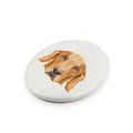 Miniatyrbild 2 av 4: Golden Retriever - kakel med ett foto och en geometrisk inskription av Art-Dog