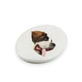 Miniatyrbillede 2 af 4: St. Bernard, hund fra St. Bernarda - en flise med et foto og en geometrisk inskription af Art-Dog