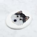 Miniatyrbild 4 av 4: Siberian Husky, Siberian Husky - geometrisk kakel med foto och inskription av Art-Dog