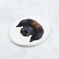 Miniatyrbillede 4 af 4: Leonberger - en flise med et foto og en geometrisk inskription af Art-Dog