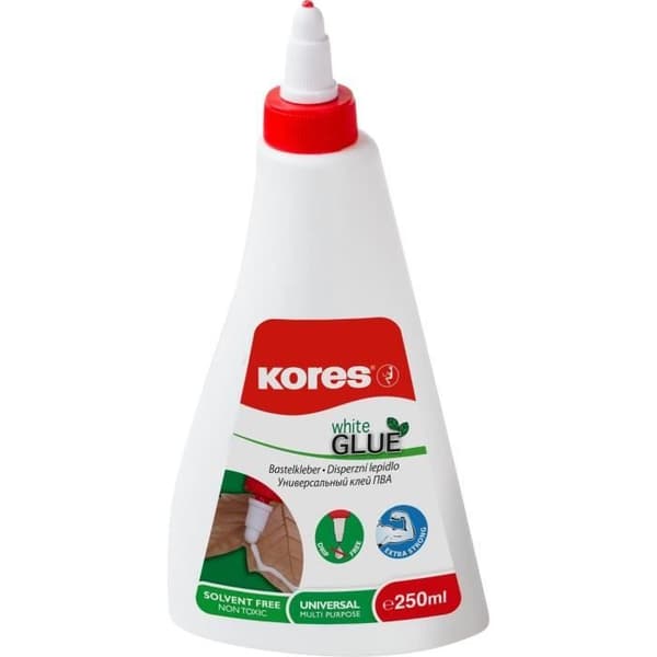 Kores vitt lim 250 ml - 75826