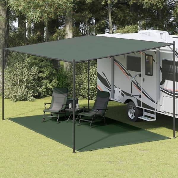 vidaXL Telttamatto 300x500 cm HDPE vihreä