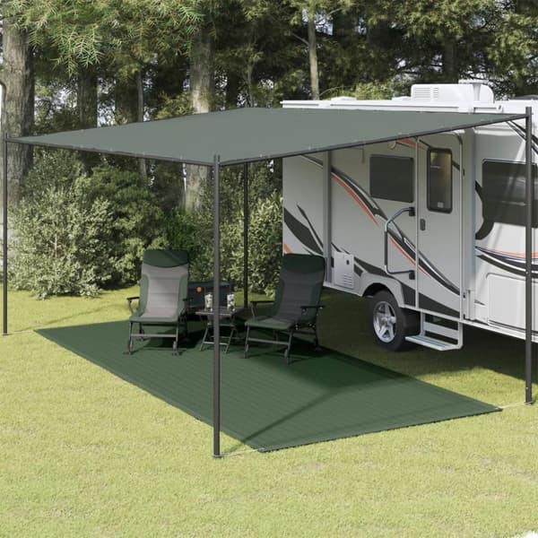 vidaXL Telttamatto 250x500 cm HDPE vihreä