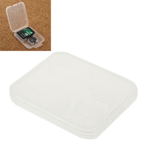 MicroSD- / SD-korttipidike - 5-pack, jokaiseen laatikkoon mahtuu kaksi korttia