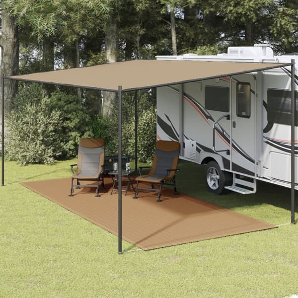 vidaXL Tältmatta 250x550 cm taupe