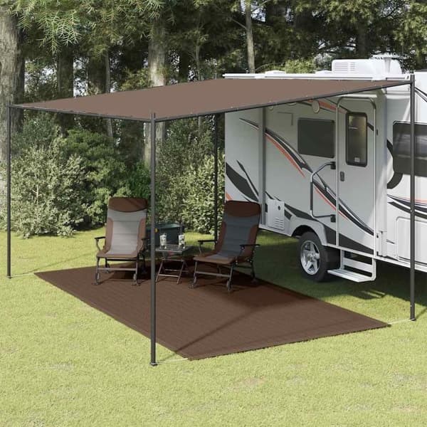 vidaXL Teltteppe 250x400 cm brun