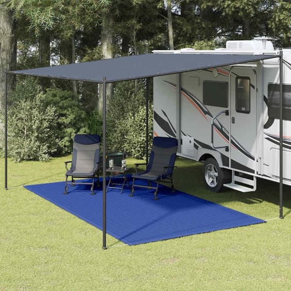 vidaXL Teltteppe 250x450 cm blå