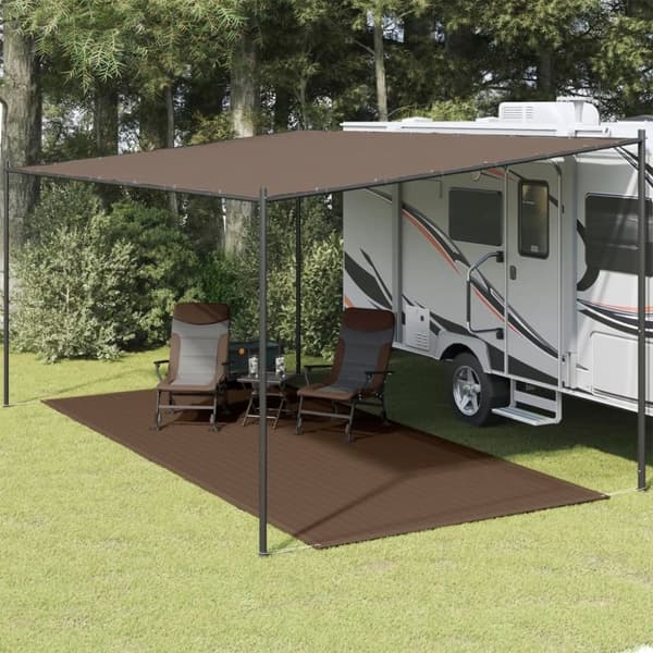 vidaXL Teltteppe 250x500 cm brun