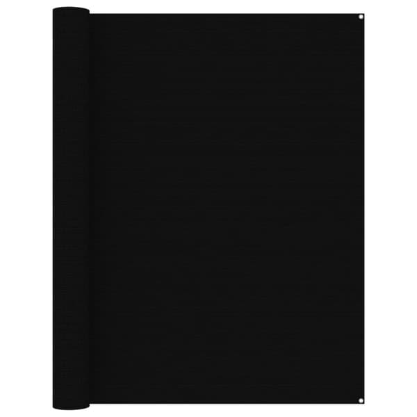 vidaXL telttæppe 250x500 cm sort