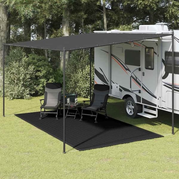 vidaXL Teltteppe 250x450 cm svart