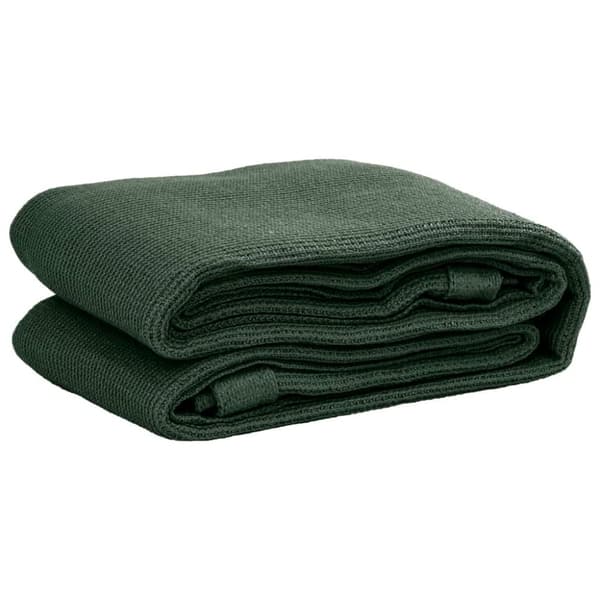 vidaXL telttæppe 400x800 cm HDPE mørkegrøn