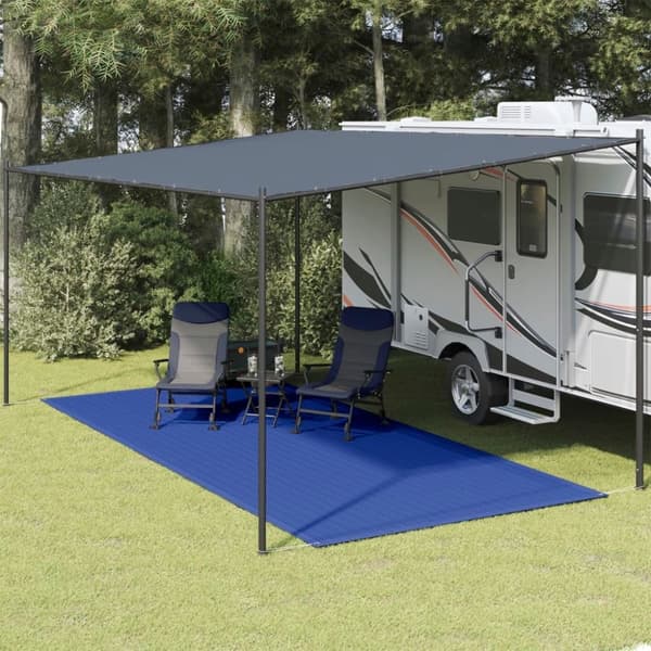 vidaXL Teltteppe 250x600 cm blå HDPE
